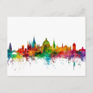 Oxford England Skyline Postcard