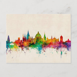 Oxford England Skyline Postcard