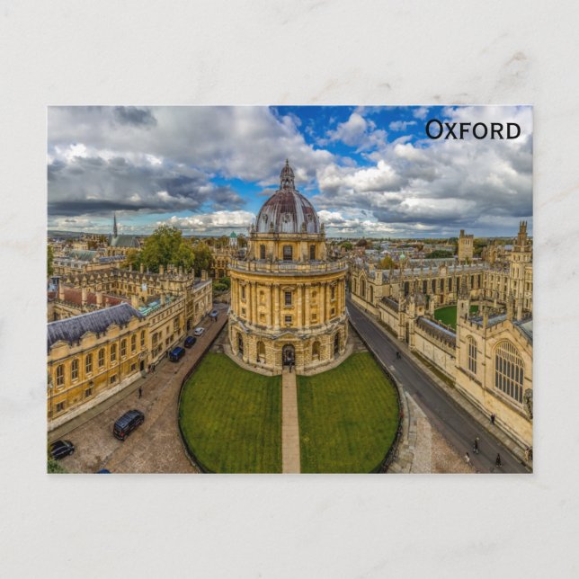 Oxford England Travel Photo Postcard (Front)