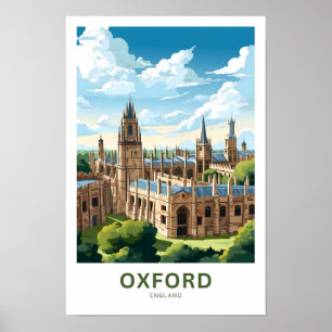 Oxford England Travel Print