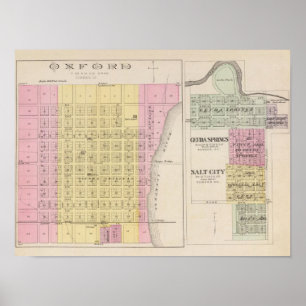 Oxford, Geuda Springs and Salt City Poster