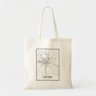 Oxford Map Tote Bag
