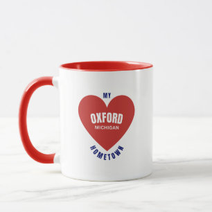 Oxford Michigan Hometown Coffee Mug
