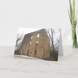 “Oxford Mill Ruins” Christmas Card