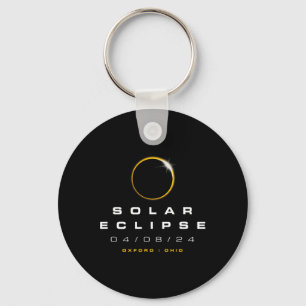 Oxford Ohio Solar Eclipse Key Ring
