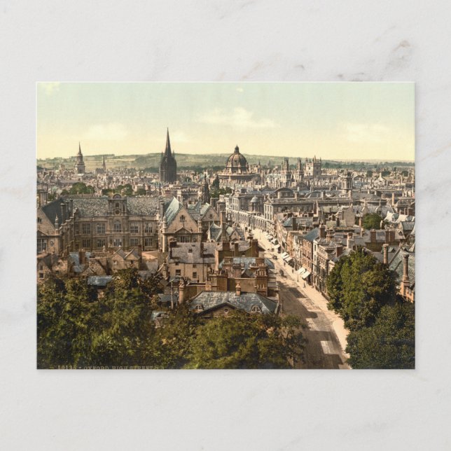 Oxford, Oxfordshire, England Postcard (Front)