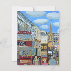 Oxford Street, London invitation card 