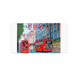 Oxford Street- Queen Dimond Jubilee label