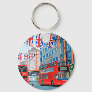 Oxford Street- Queen's Diamond  Jubilee Key Ring