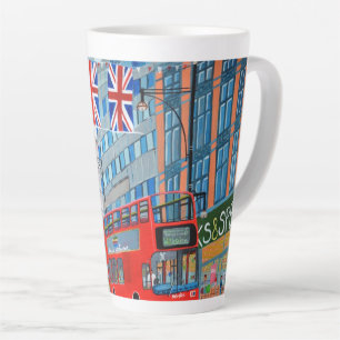 Oxford Street- Queen's Diamond Jubilee Latte Mug