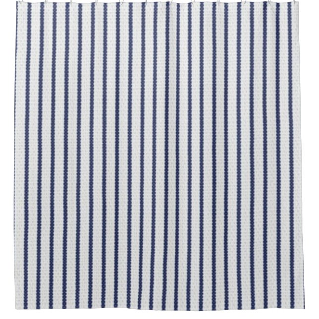 Oxford Stripe Shower Curtain (Front)