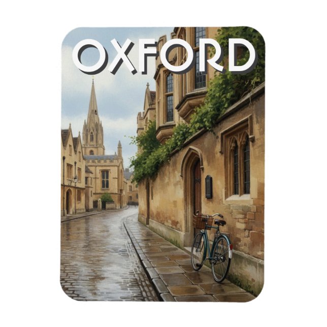 Oxford University England Travel Magnet (Vertical)