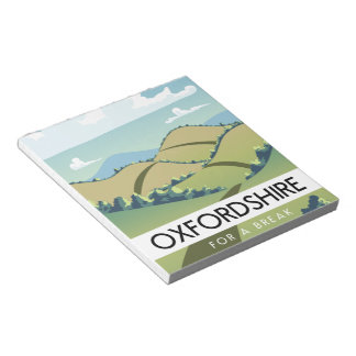 Oxfordshire for a break notepad