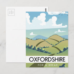 Oxfordshire for a break postcard