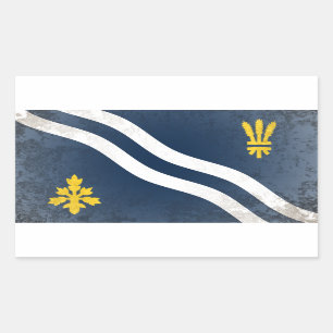 Oxfordshire Rectangular Sticker