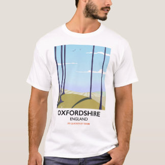 Oxfordshire vintage style travel poster T-Shirt