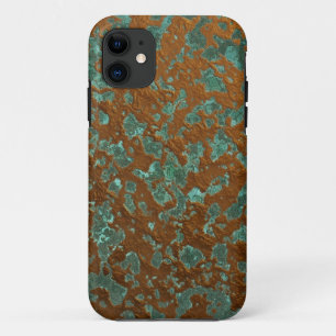 Oxidised Copper Finish Look Patina Texture iPhone 11 Case