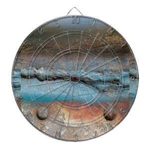 Oxidised Metal Dartboard