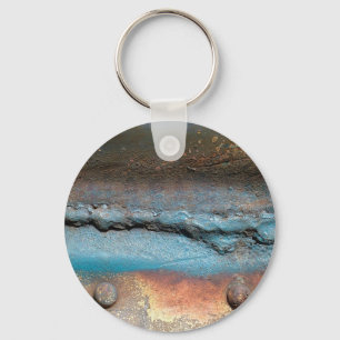 Oxidised Metal Key Ring