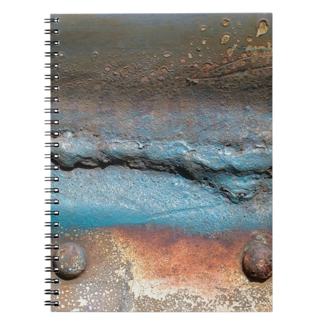 Oxidised Metal Notebook (Front)