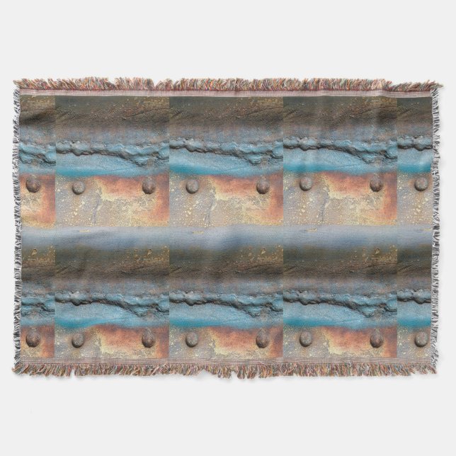 Oxidised Metal Throw Blanket (Front)