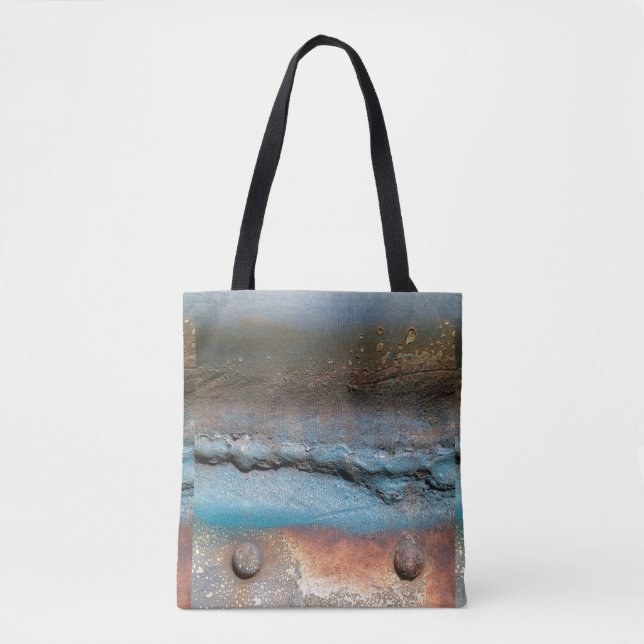Oxidised Metal Tote Bag (Front)