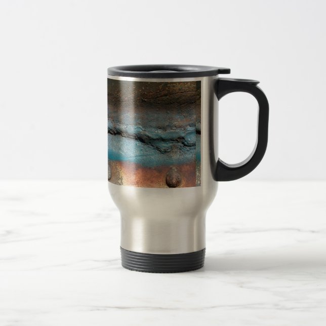 Oxidised Metal Travel Mug (Right)