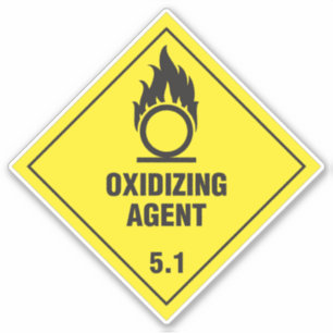 Oxidising Agent 5.1 Label