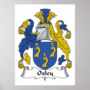 Oxley Family Crest Poster