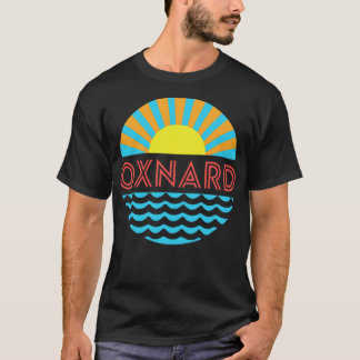 Oxnard Beach Sun And Waves T-Shirt