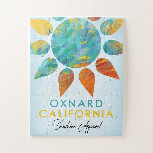 Oxnard California Sunshine Travel Jigsaw Puzzle (Vertical)