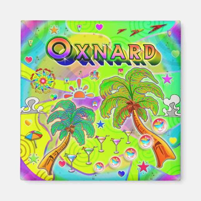 Oxnard Mind Focus Magnet (Front)
