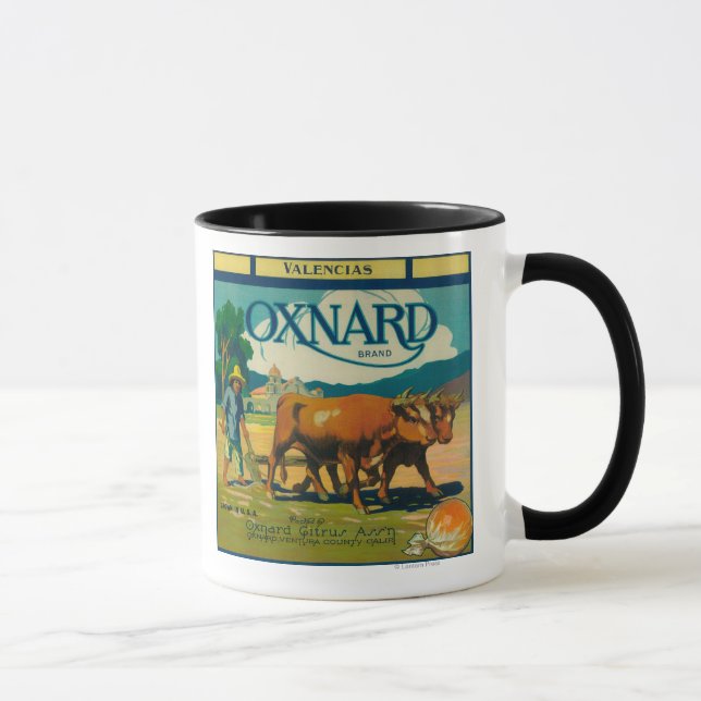 Oxnard Orange LabelOxnard, CA Mug (Right)