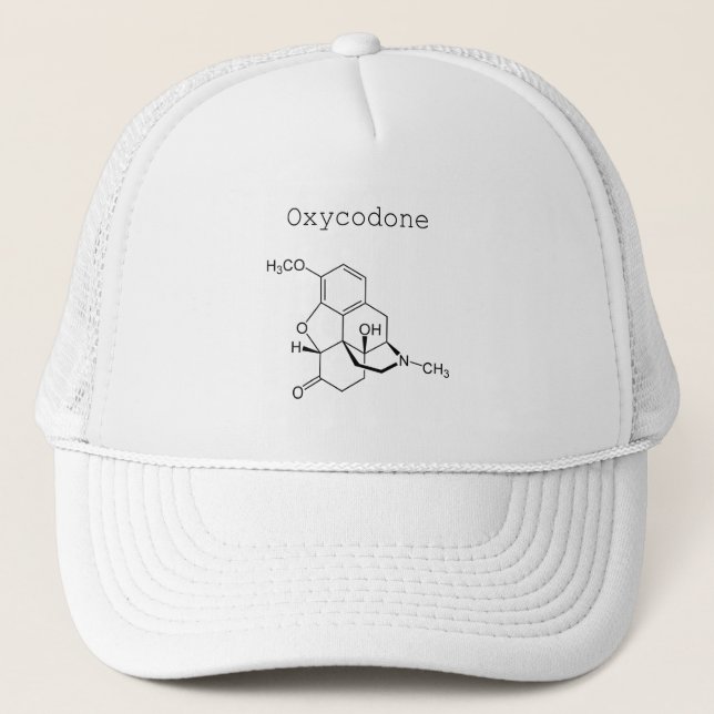 Oxycodone Molecule Hat (Front)