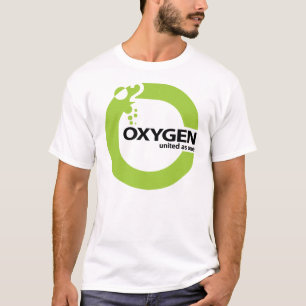Oxygen Logo On White T-Shirt