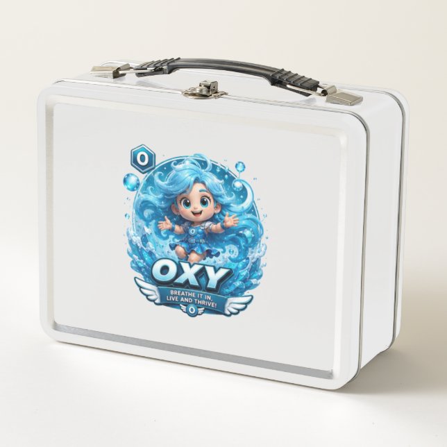 Oxygen of ATOMIVRA™ Metal Lunch Box (Front)