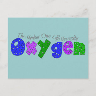 "Oxygen" Respiratory Therapist T-Shirts & Gifts Postcard