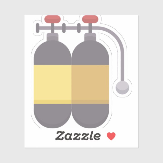 Oxygen tank - scuba tank (Sheet)