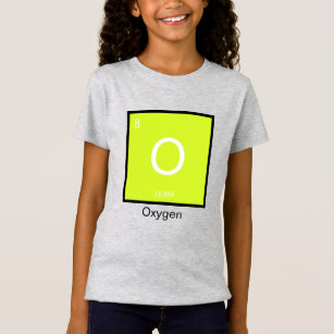 Oxygen Tshirt from the Periodic Table of Elements