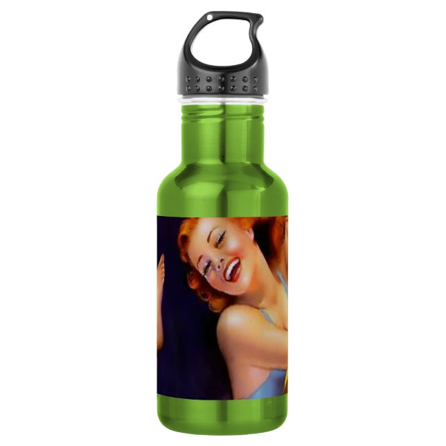 Oxygentees Pin Up 532 Ml Water Bottle (Front)