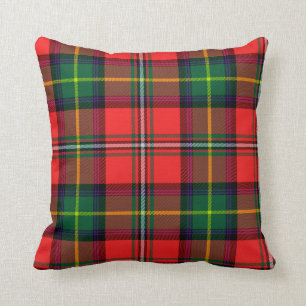 Oxygentees Tartan Red Plaid Cushion
