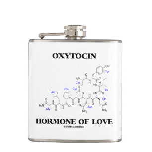 Oxytocin Hormone Of Love Chemistry Hip Flask