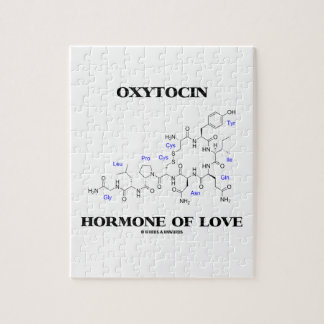 Oxytocin Hormone Of Love (Chemistry) Jigsaw Puzzle