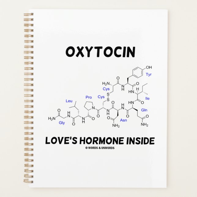 Oxytocin Love's Hormone Inside Chemistry Planner (Front)