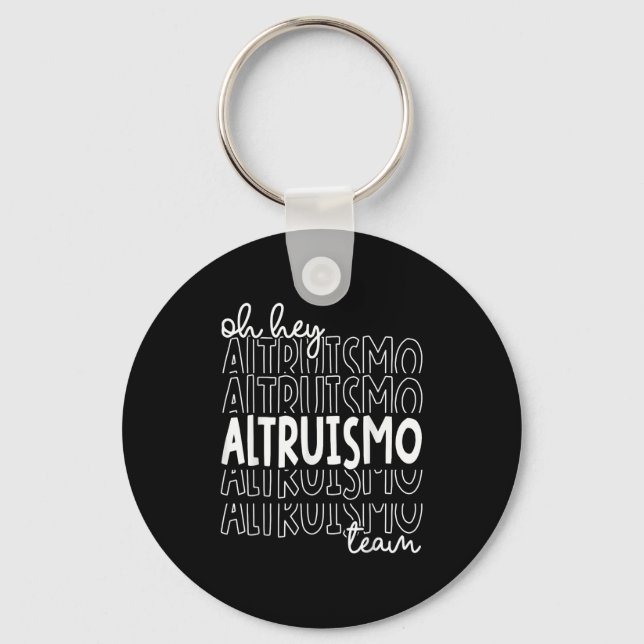 Oy Hey Altruismo Team House Of Givers Rca School S Key Ring (Front)