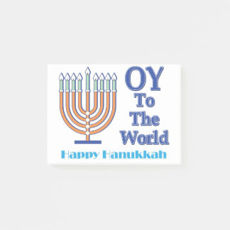 Oy-To-The-World-Happy-Hanukkah Post-it Notes