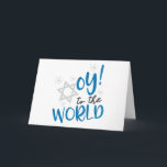 Oy to the World Holiday Card<br><div class="desc">Hanukkah Humour
Oy to the World</div>