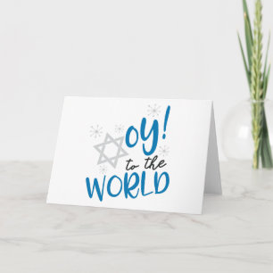 Oy to the World Holiday Card