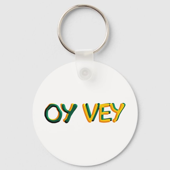 Oy Vey Key Ring (Front)