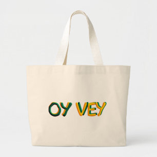 Oy Vey Large Tote Bag